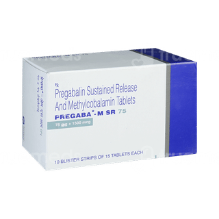 Pregaba M 75 Mg/1500Mcg Tablet Sr 10